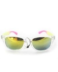 Overstock P1912r Yellow Pink Fashion Sunglasses
