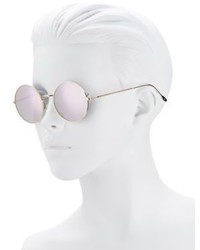 Illesteva Porto Cervo 57mm Round Sunglasses