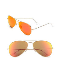 Ray-Ban Original Aviator 58mm Sunglasses Gold Brown One Size