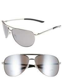 Smith Serpico 66mm Aviator Sunglasses Silver