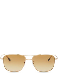 Oliver Peoples Shfer 55 Photochromic Sunglasses Gold