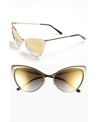 Tom Ford Nastasya 56mm Sunglasses Rose Gold One Size