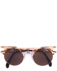 Cazal Tortoiseshell Round Sunglasses