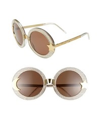 Wildfox Luna Sunglasses Gold Mesh One Size
