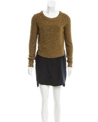 3.1 Phillip Lim Contrast Sweater Dress
