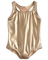 Gold Swimsuits for Girls | Girls' Fashion | Lookastic.com