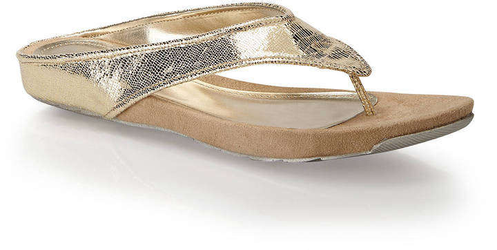 kenneth cole gold sandals