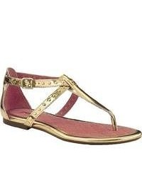 Sperry Top-Sider Summerlin Studded Gold Mirror Metallicstuds Thong Sandals