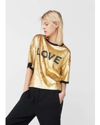 Gold Velvet T-shirt