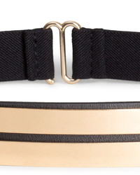 H&M Waist Belt Gold Coloredblack