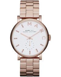 Marc by Marc Jacobs 365mm Rose Golden Baker Analog Watch