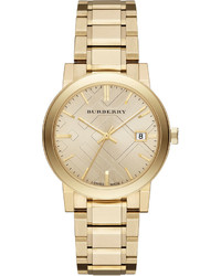 Burberry 38mm Golden Watch With 5 Link Strap