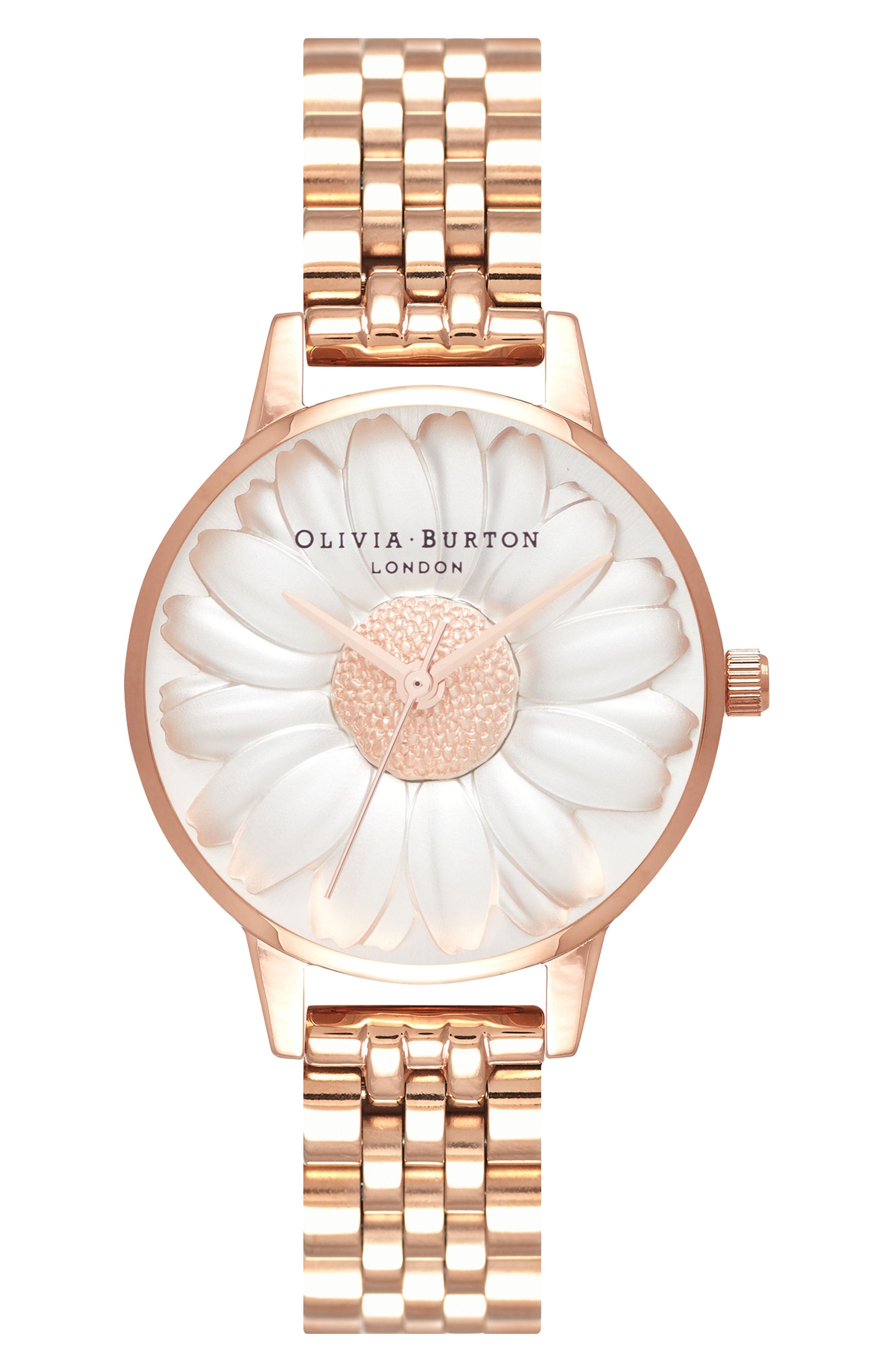 Olivia Burton 3d Daisy Bracelet Watch, $240 | Nordstrom | Lookastic