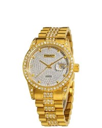 Akribos XXIV Diamond Quartz Bracelet Watch