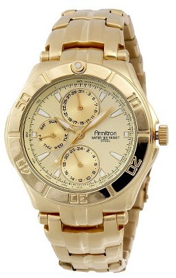 Gold armitron online watch