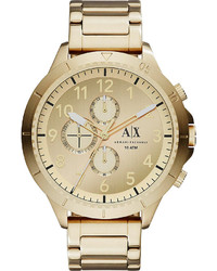 Armani Exchange Ax1752 Gold Plated Stainless Steel Watch