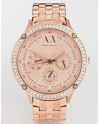 Armani Exchange Ax5406 Rhinestone Surround Chronograph Watch