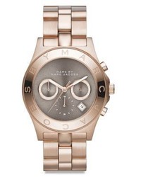Marc by Marc Jacobs Blade Rose Goldtone Stainless Steel Chronograph Watch