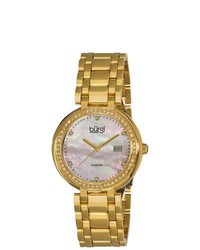 Burgi Swiss Quartz Diamond Bracelet Watch