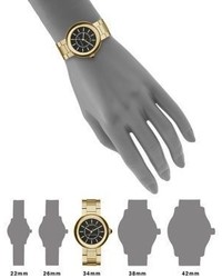 Marc Jacobs Courtney Goldtone Stainless Steel Bracelet Watch