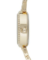 Anne Klein Crystal Oval Bracelet Watch 20mm