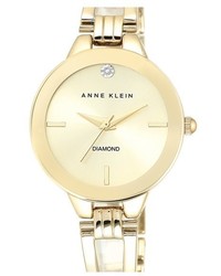 Anne Klein Diamond Marker Bangle Watch 30mm
