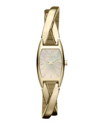 DKNY Crosswalk Bangle Watch 18mm X 30mm Gold