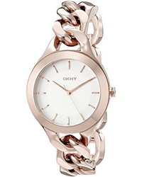 DKNY Ny2218 Chambers Rose Gold Tone Stainless Steel Watch