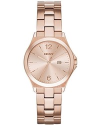 DKNY Ny2367 Parsons Rose Gold Tone Stainless Steel Watch