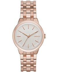 DKNY Ny2383 Park Slope Rose Gold Tone Stainless Steel Watch
