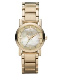 DKNY Watch Gold Tone Stainless Steel Bracelet Ny4520