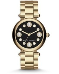 Marc Jacobs Dotty Goldtone Stainless Steel Bracelet Watch