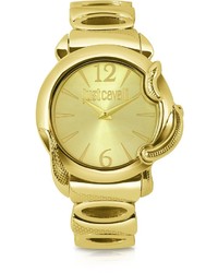 Just Cavalli Eden Golden Dial Bracelet Watch