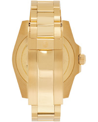 BAPE Gold Blue Type 1 Watch