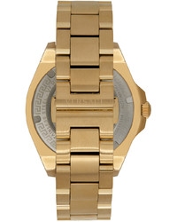 Versace Gold Geo Auto Watch