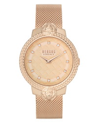 Versus Versace Gold Mesh Bracelet Watch