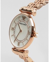 Emporio Armani Gold T Bar Watch Ar1909