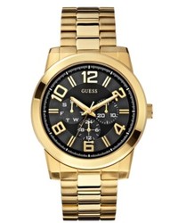 Guess Watch Gold Tone Stainless Steel Bracelet 44mm U0264g2