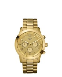 GUESS W14043l1 Gold Chronograph Watch