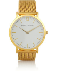 Camilla And Marc Larsson Jennings Cm Gold Plated Watch
