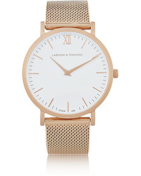 Camilla And Marc Larsson Jennings Cm Rose Gold Plated Watch