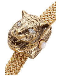 Gucci Le March Des Merveilles Secret 8mm 18 Karat Gold Diamond And Mother Of Pearl Watch