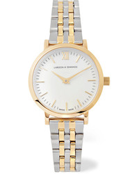 Larsson & Jennings Lugano Vasa Gold Plated And Stainless Steel Watch