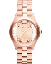 Marc Jacobs Mbm3293 Henry Rose Gold Toned Stainless Steel Watch