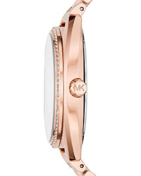 Michael Kors Michl Kors 38mm Libby Bracelet Watch Rose Golden