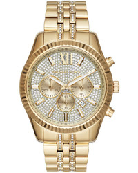 Michael Kors Michl Kors 44mm Lexington Chronograph Glitz Bracelet Watch
