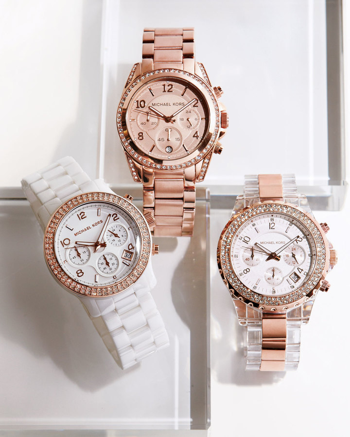 Michael Kors Michl Kors Glitz Chronograph Watch, $275 | Neiman Marcus ...