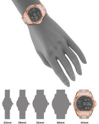 Michael Kors Michl Kors Michl Kors Access Bradshaw Rose Goldtone Stainless Steel Touchscreen Smartwatch