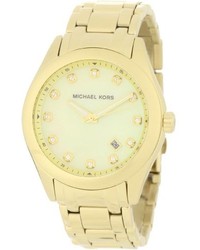 Michael Kors Michl Kors Mk5310 Gold Mother Of Pearl Watch
