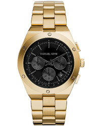 Michael Kors Michl Kors Reagan Golden Stainless Chronograph Watch